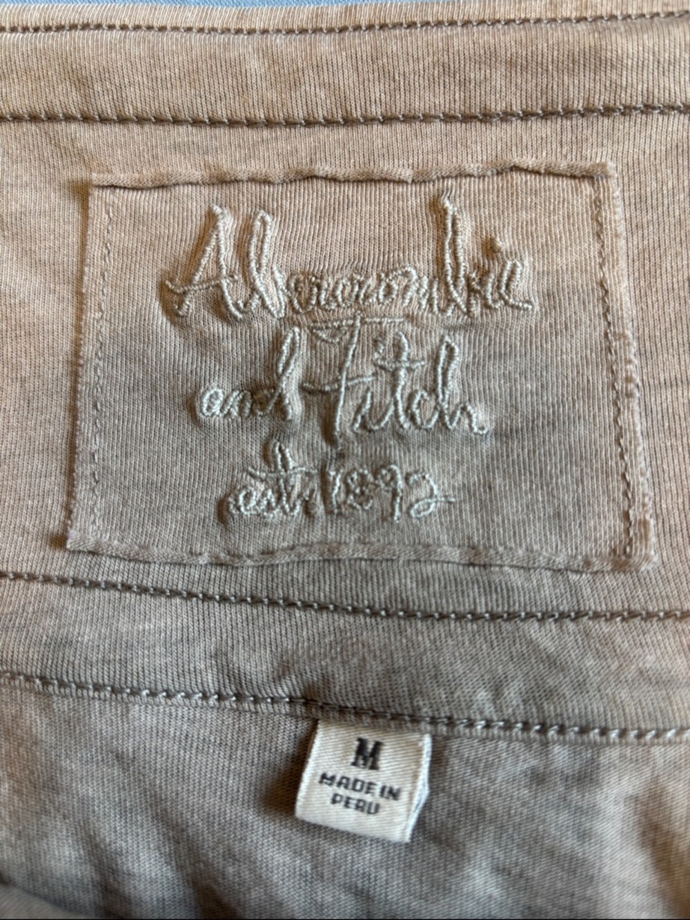 Abercrombie & Fitch Neutral Taupe Casual Knit Skirt size M - Picture 2 of 8